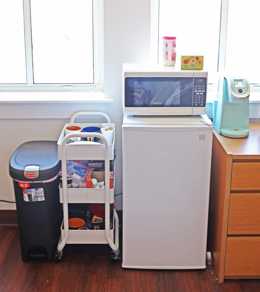 dorm-fridge-microwave-coffee-maker