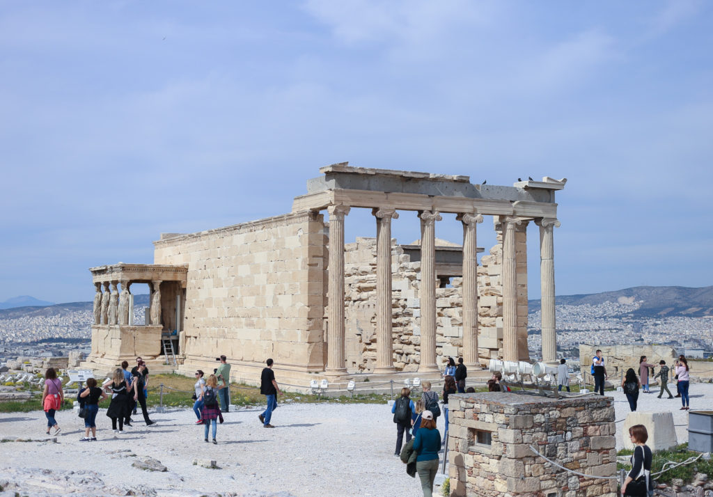 walking around the Acropolis