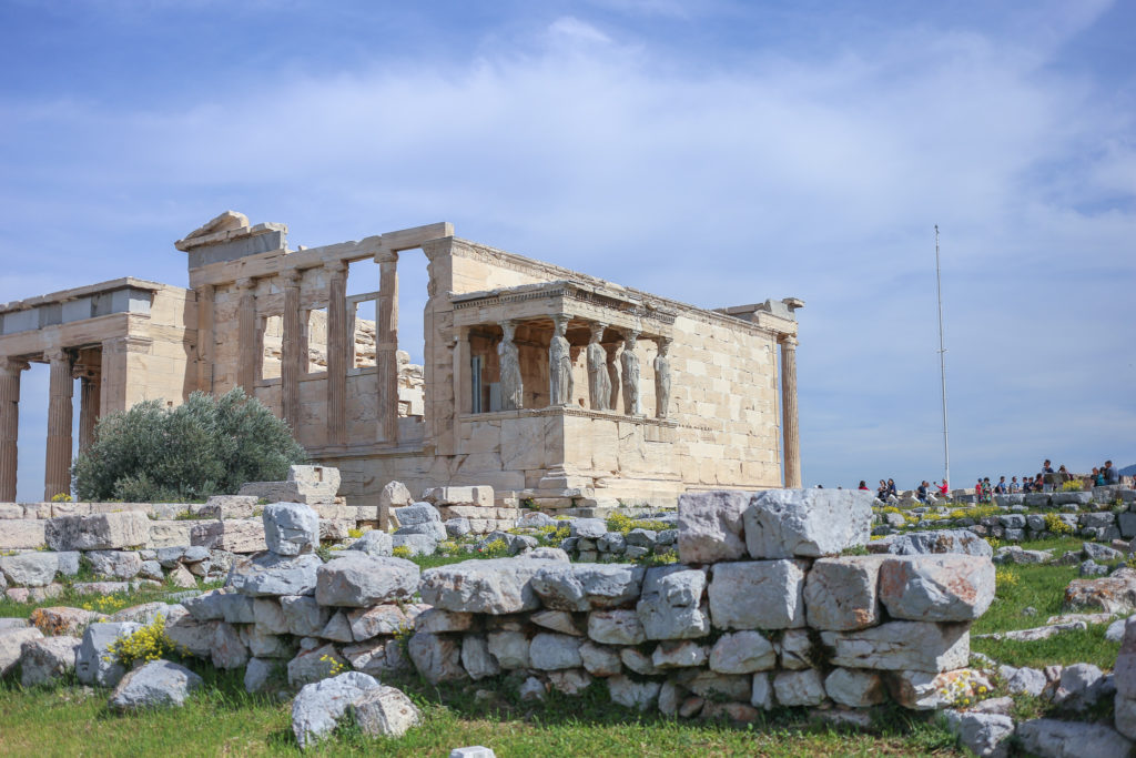 ruins in the Acropolis