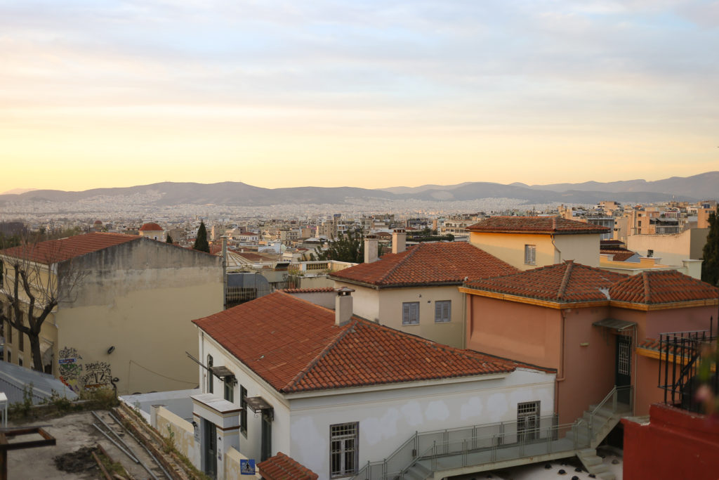 rooftop view in Plaka