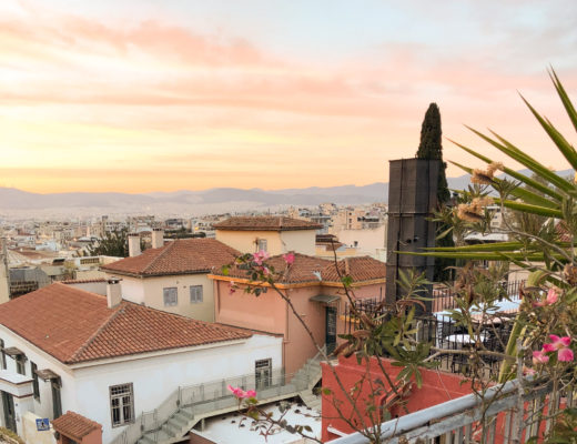 rooftop view in Athens